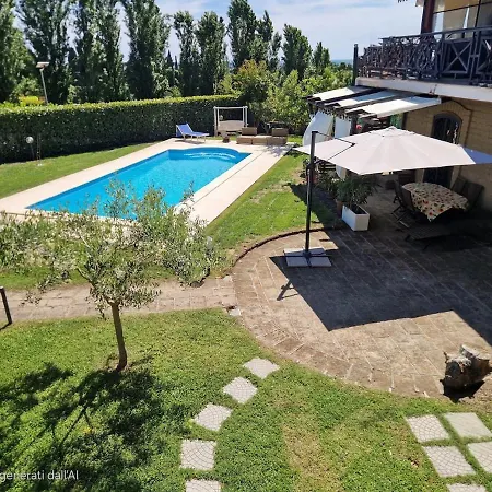 Colle Degli Ulivi Con Piscina E Sguardo Sul Mare Tatil Evi